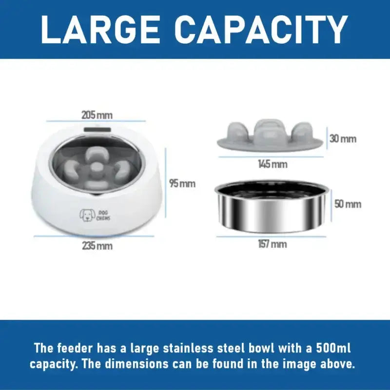 Anti-Skid Slow Feeder - 500ml